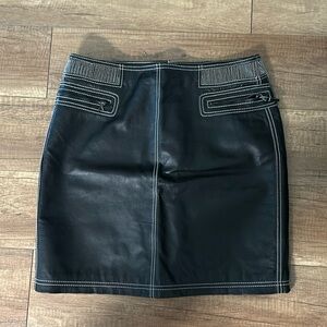 🔥🔥Skirt 100% leather black skirt for womens